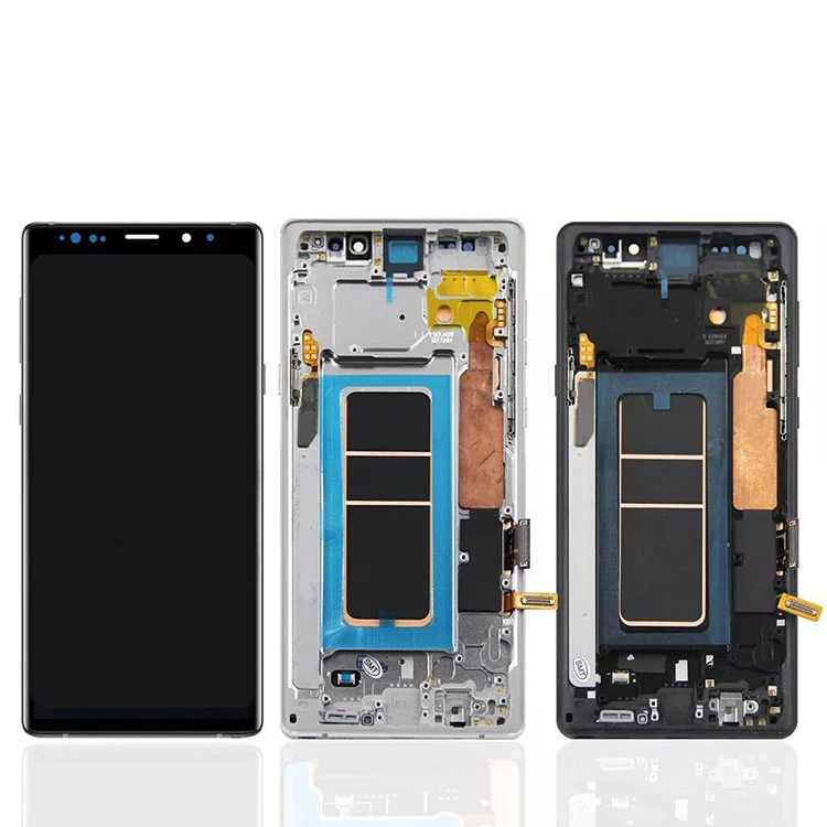 For Samsung Galaxy Note 9 LCD OLED Display Screen Digitalizer Assembly med ramme