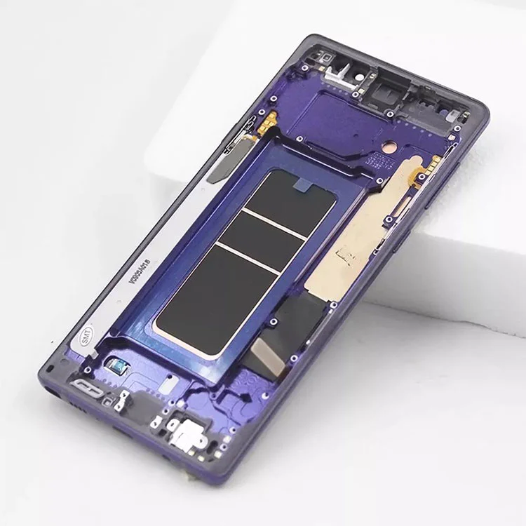 For Samsung Galaxy Note 9 LCD OLED Display Screen Digitalizer Assembly med ramme