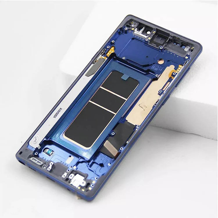 For Samsung Galaxy Note 9 LCD OLED Display Screen Digitalizer Assembly med ramme
